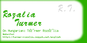 rozalia turmer business card